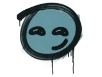 Sealed Graffiti | Smirk (Wire Blue)