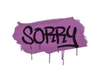 Zalakowane graffiti | Wybacz (róż bazooki) skin