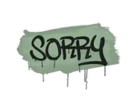 Zalakowane graffiti | Wybacz (pieniężna zieleń) skin