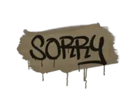 Sealed Graffiti | Sorry (Dust Brown)