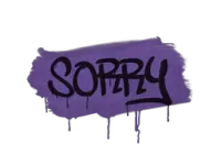 Grafíti selado | Sorry (Monster Purple) skin