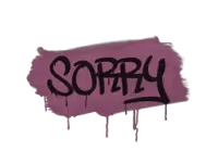 Zalakowane graffiti | Wybacz (róż księżniczki) skin