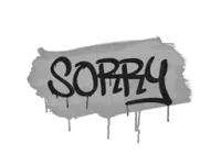 Sealed Graffiti | Sorry (Shark White)