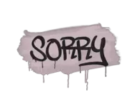 Grafíti selado | Sorry (War Pig Pink) skin