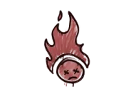 Запечатанный граффити | Поджаренный (Кровавый красный) skin