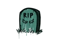 Grafiti precintado | Lápida (verde rana) skin
