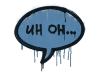 Sealed Graffiti | Uh Oh (Monarch Blue)