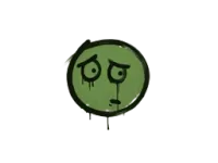 Grafíti selado | Worry (Battle Green) skin