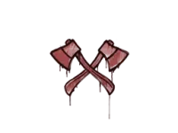 Sealed Graffiti | X-Axes (Blood Red) skin