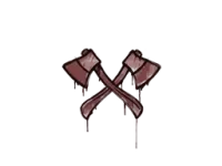 Grafíti selado | X-Axes (Brick Red) skin