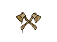 Sealed Graffiti | X-Axes (Desert Amber) skin