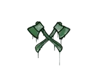 Sealed Graffiti | X-Axes (Jungle Green)