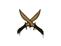 Sealed Graffiti | X-Knives (Desert Amber) skin