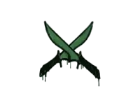 Sealed Graffiti | X-Knives (Jungle Green)