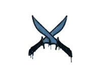 Sealed Graffiti | X-Knives (Monarch Blue)