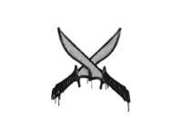 Sealed Graffiti | X-Knives (Shark White)