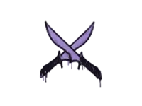 Sealed Graffiti | X-Knives (Violent Violet)