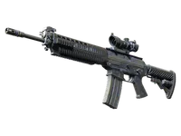 SG 553 | Night Camo (Battle-Scarred)