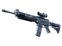 SG 553 | Night Camo (Minimal Wear)