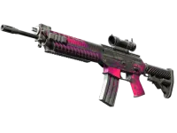 SG 553 | Pulse (Battle-Scarred) skin