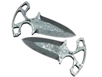 ★ Shadow Daggers | Damascus Steel (Battle-Scarred)