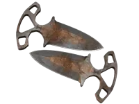 ★ Shadow Daggers | Rust Coat (Battle-Scarred)