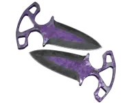 ★ Shadow Daggers | Ultraviolet (Battle-Scarred)