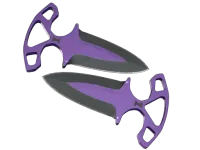 ★ Shadow Daggers | Ultraviolet (Well-Worn)