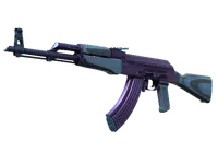 Souvenir AK-47 | Midnight Laminate (Minimal Wear) skin