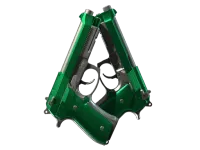 Souvenir Dual Berettas | Emerald (Factory New) skin