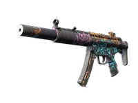 Souvenir MP5-SD | Neon Squeezer (Battle-Scarred)