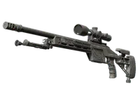 SSG 08 | Grey Smoke (Закалённое в боях) skin