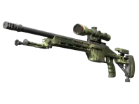 SSG 08 | Paskowany porost (lekkie zużycie) skin