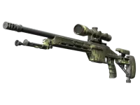 SSG 08 | Paskowany porost (mocne zużycie) skin