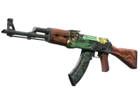 StatTrak™ AK-47 | Serpiente de fuego (Bastante desgastado) skin