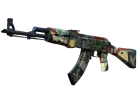 StatTrak™ AK-47 | Leet Museo (Stridsärrad) skin