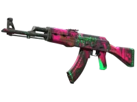StatTrak™ AK-47 | Neon Revolution (Battle-Scarred)