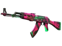 StatTrak™ AK-47 | Neonrevolution (Abgenutzt) skin
