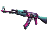 StatTrak™ AK-47 | Neon Rider (Well-Worn)