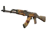 StatTrak™ AK-47 | Searing Rage (Battle-Scarred)
