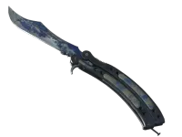 StatTrak™ Nóż motylkowy (★) | Jasne wody (po ciężkich walkach) skin