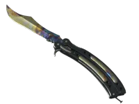StatTrak™ ★ Нож-бабочка | Поверхностная закалка (После полевых испытаний) skin