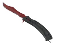StatTrak™ 蝴蝶刀（★） | 深红之网 (久经沙场) skin