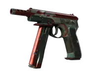 StatTrak™ CZ75-Auto | Red Astor (Battle-Scarred) skin