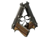 StatTrak™ Dual Berettas | Black Limba (Field-Tested)