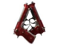 StatTrak™ Dual Berettas | Hemoglobin (Minimal Wear)