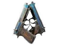 StatTrak™ Dual Berettas | Urban Shock (Battle-Scarred)