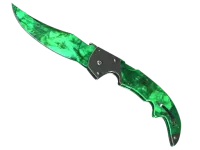 ★ StatTrak™ Falchion Knife | Gamma Doppler Emerald (Factory New)