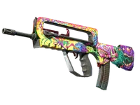 FAMAS (StatTrak™) | Bad Trip (prosto z fabryki) skin