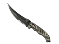 ★ StatTrak™ Flip Knife | Black Laminate (Well-Worn)